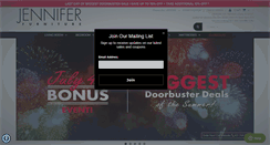 Desktop Screenshot of jenniferfurniture.com