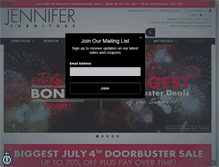 Tablet Screenshot of jenniferfurniture.com